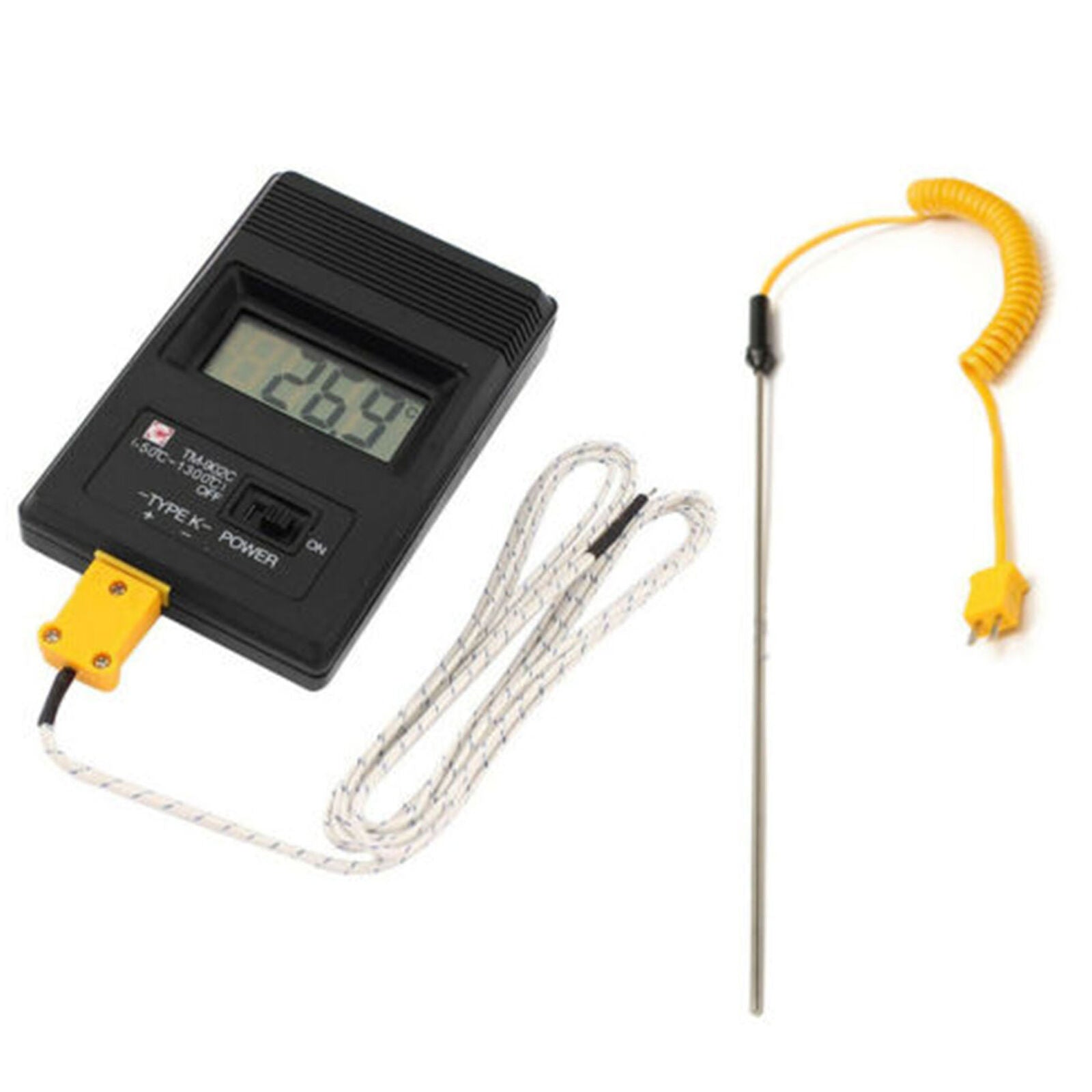 TM-902C Digital K Type Thermometer Meter Single Input + 2 Thermocouple Probe Set