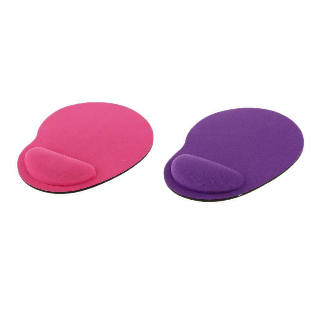 2x Memory Foam Mouse Pad with Wrist Support,Ergonomic Mouse Pad with Wrist