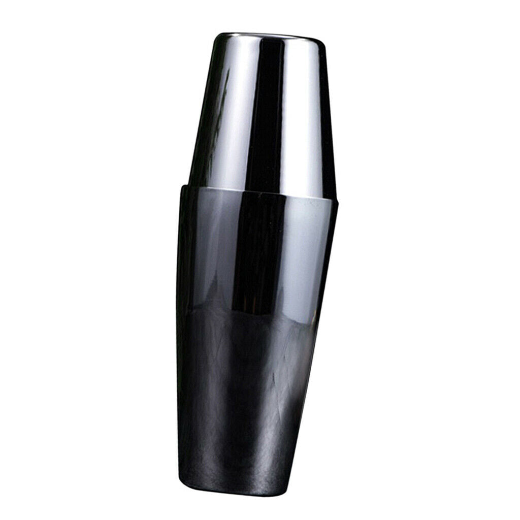 Cocktail Shaker Boston Shaker 2 piece Bartender Bar Tool Black