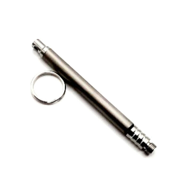 Titanium Outdoor Edc Portable Fruit Fork Multifunctional Toothpick Waterproo SJ