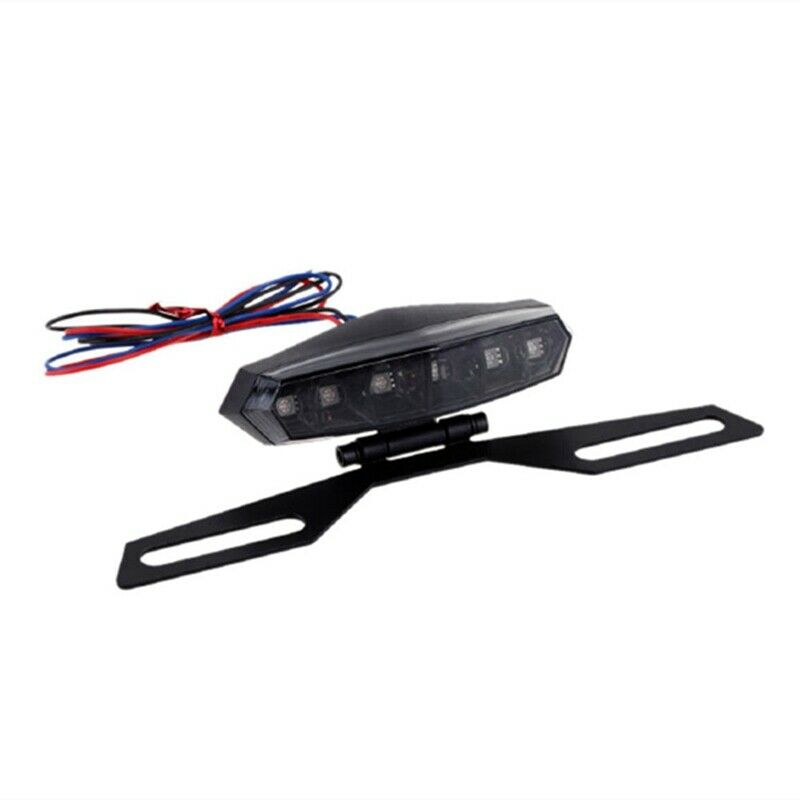 Motorcycle LED Tail Light Turn Signal Rear Brake Light Motorcycle License PlatB4
