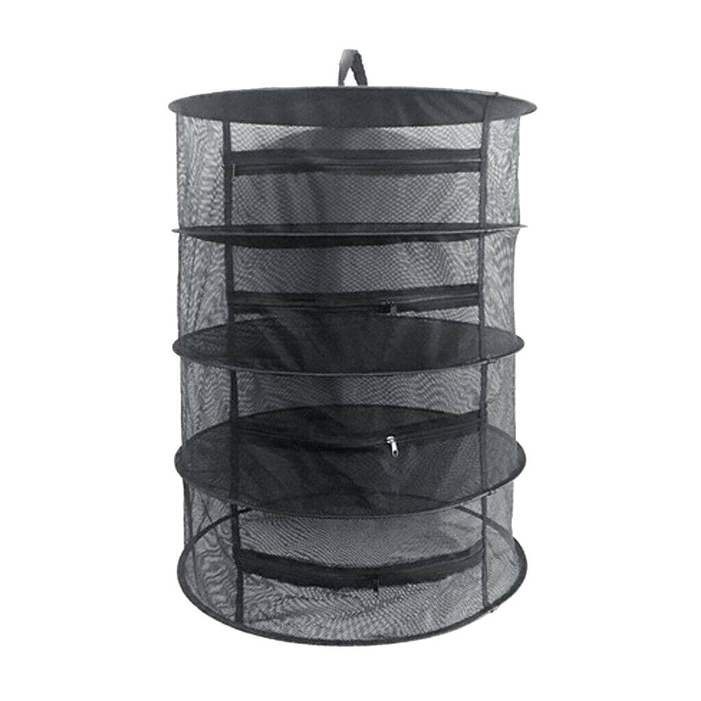 Collapsible Drying Rack Plants Net Tray for Hydroponic Plant and Bud 45cm