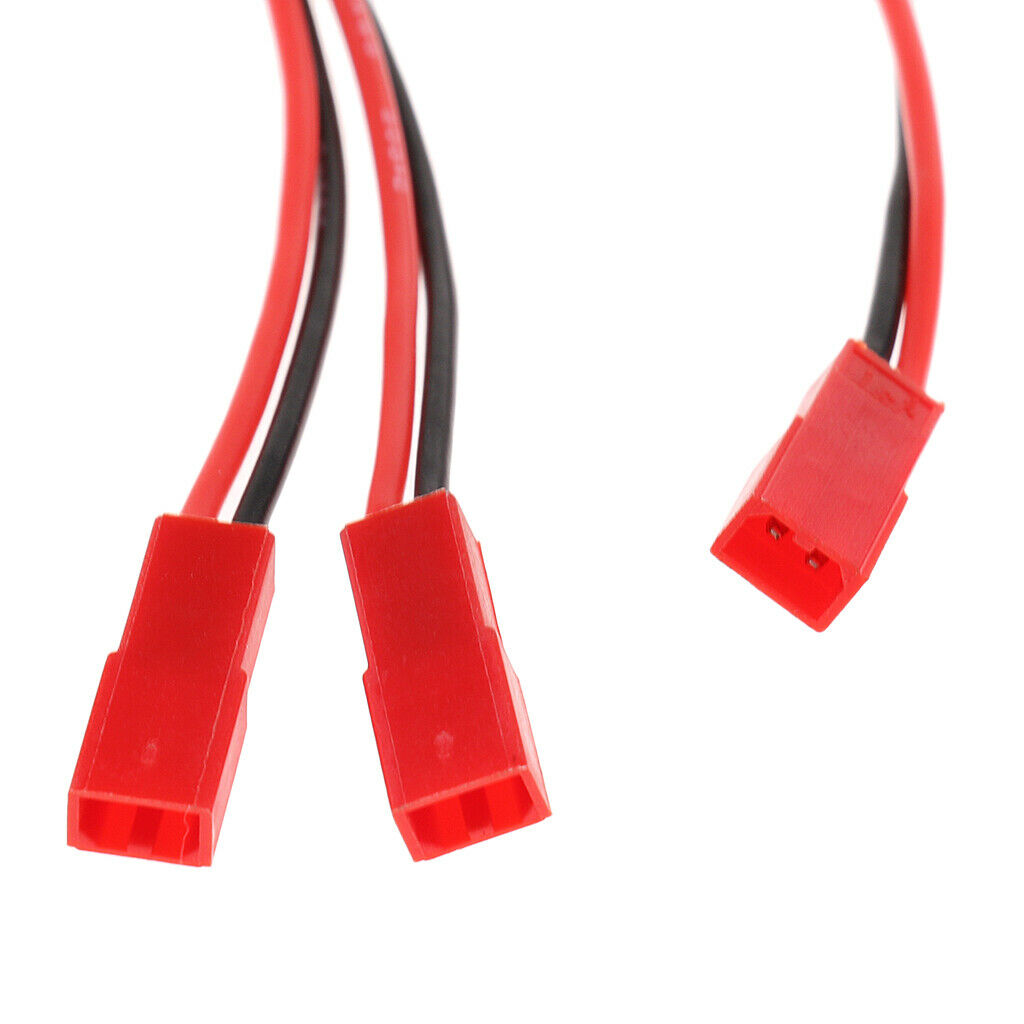 2 pieces RC Lipo battery cables male & female 1: 2 Y splitter 20AWG