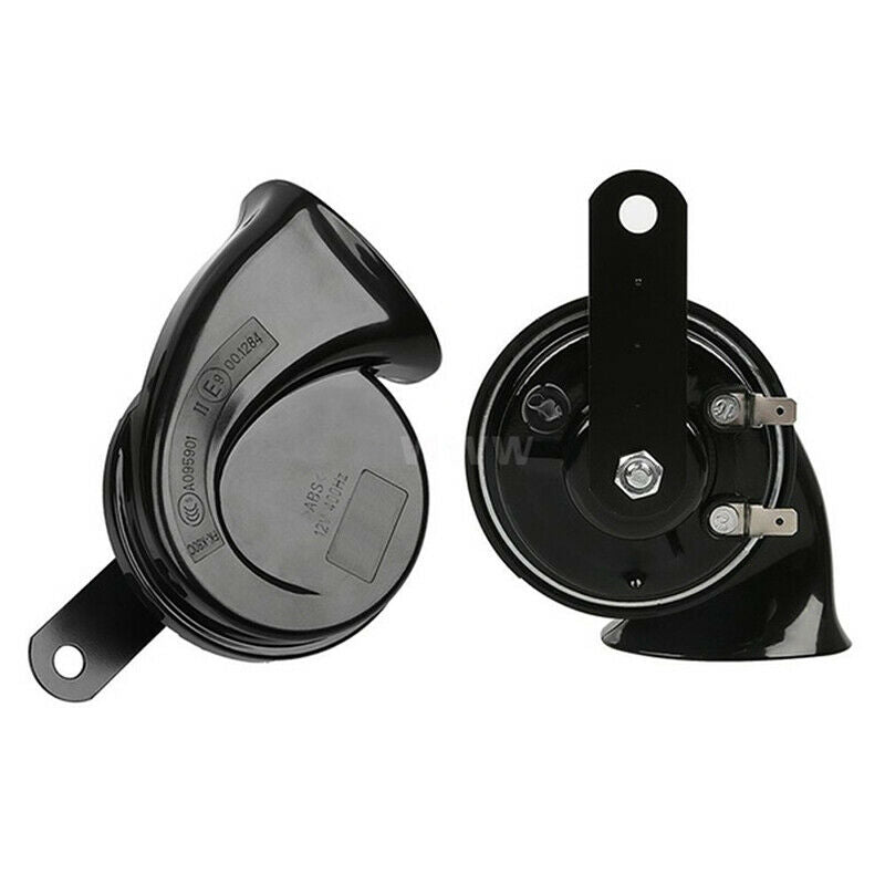 12V Loud Motorcycle 110DB`Snail Electric Air Horn Waterproof Universal ABS BA Qx