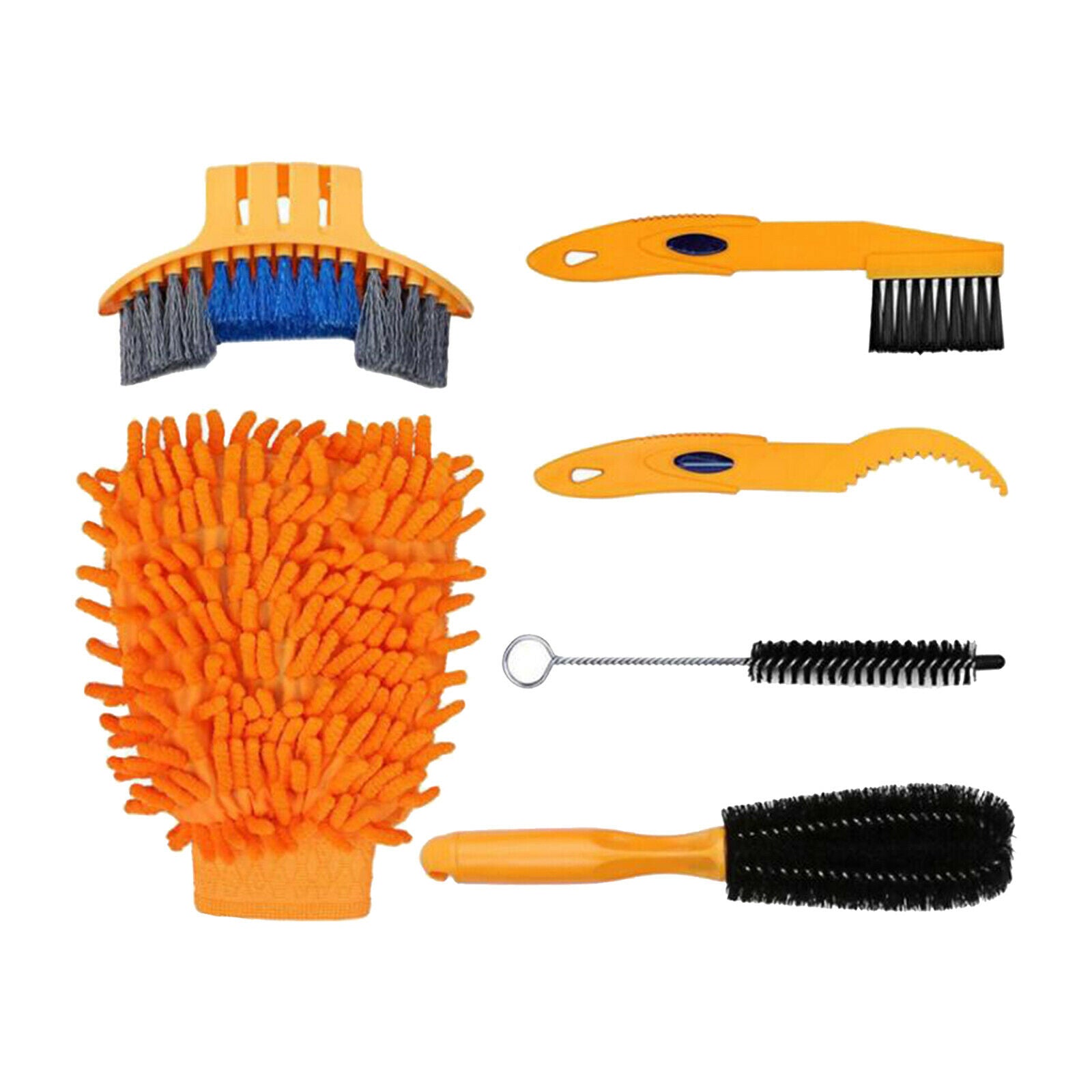 6x Bike Chain Clean Machine Brush Cycling Cleaning Kit Bicycle Maintenance Tool
