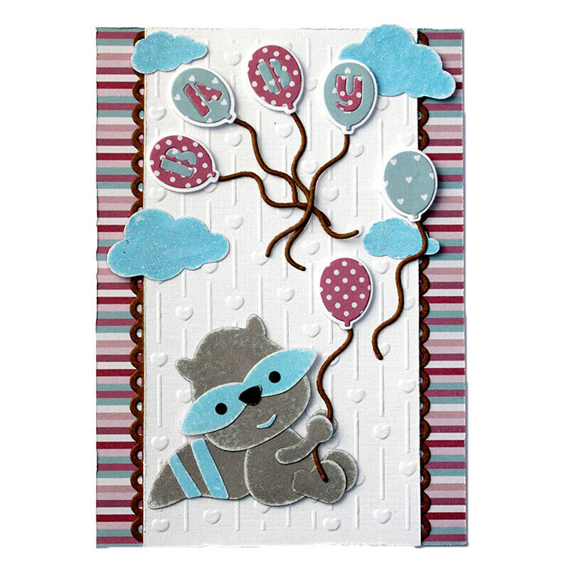 metal cutting dies mold Balloon letter Scrapbook paper craft mould bYU FT