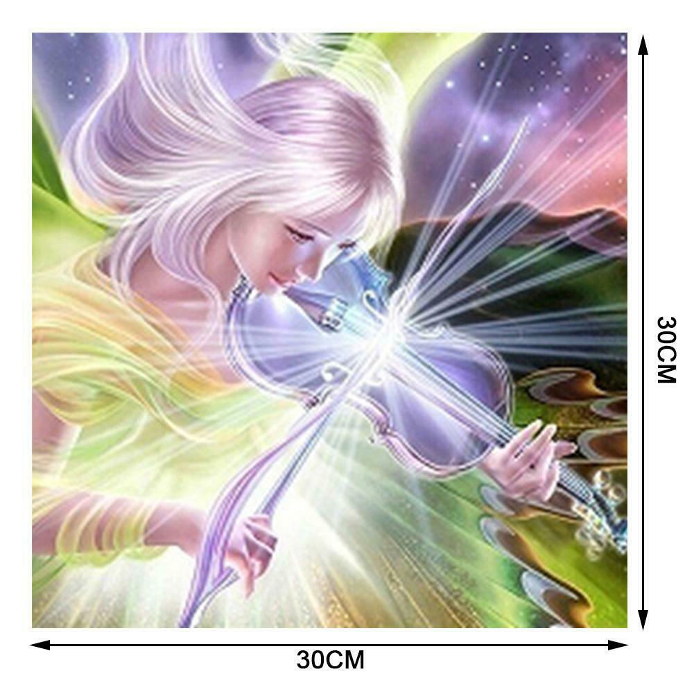 Beautiful Girl 5D Diamond DIY Painting Craft Kit Home Decor @