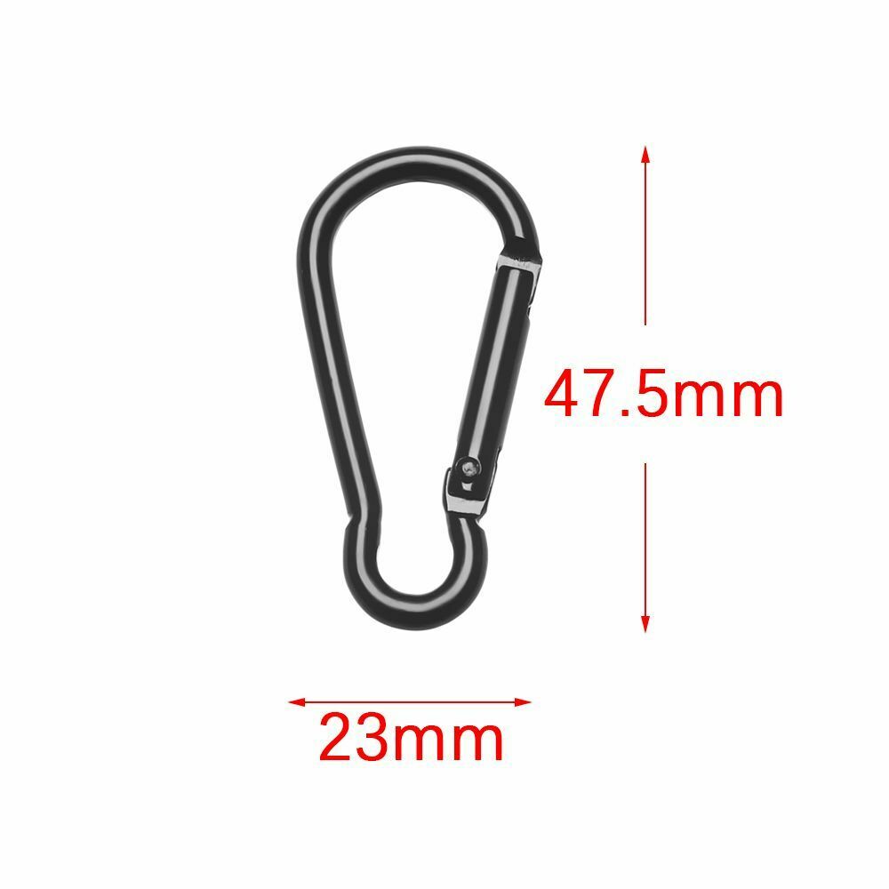 Climbing Camping Hiking Keychain Water Bottle Hooks Snap Clip D Carabiner