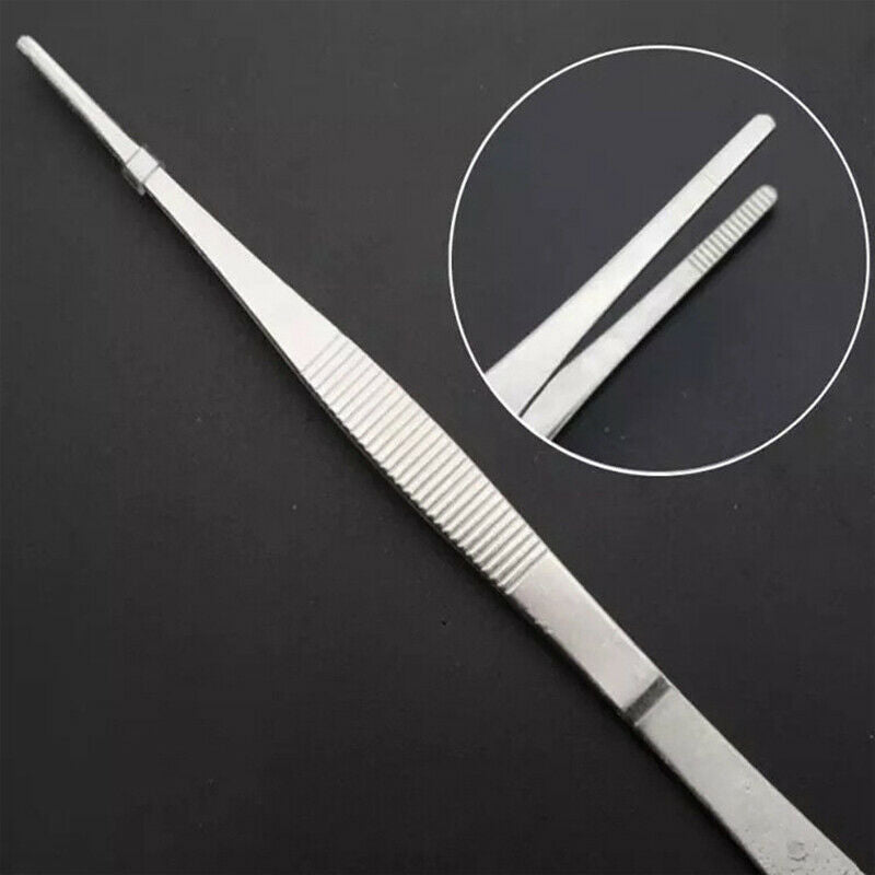 1pcs Barbecue Tongs Food Tongs Food Clip Stainless Steel Tweezers Kitchen Gad_AU