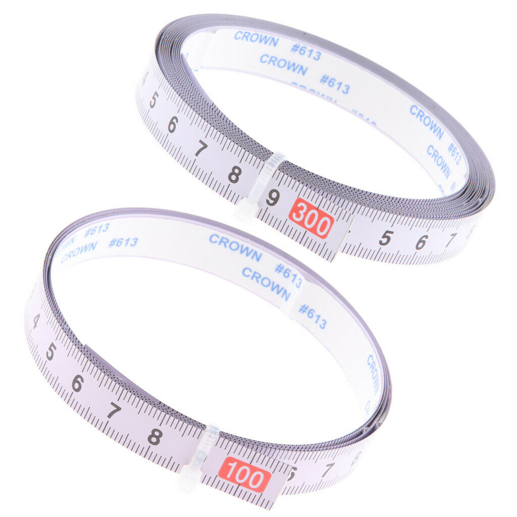 2pcs self adhesive measure tape metric Stick And Measure Flat Tape Self Adhesive