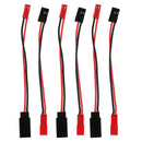 6x JST Female/Male to JR Male/Female Plug Battery Charge Conversion Cable