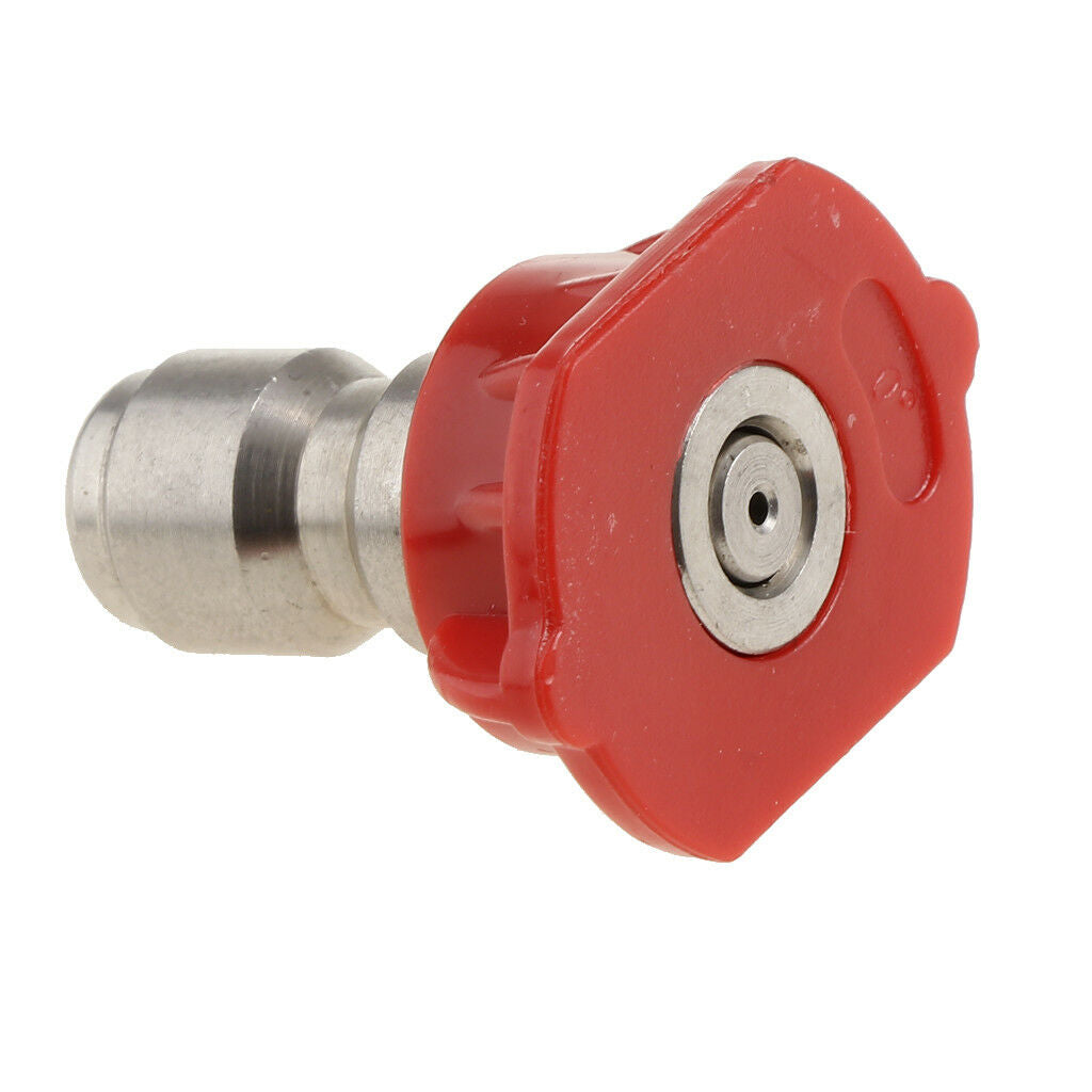 Tool Daily Pressure Washer Spray Nozzle Tips Red 0 Degrees, 1/4 inch
