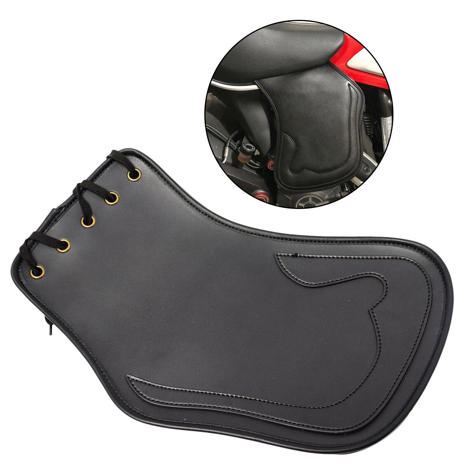 Saddle Shield Heat Deflector Insulation Engine Heat for Decorative Side