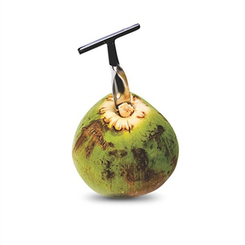 1Pcs Stainless Steel Coconut Opener for Fresh Green Coconut Water Open Tools