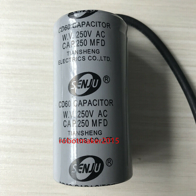 CD60 Motor Start Capacitor 250 MFD 250UF 250VAC 250V HVAC Capacitors
