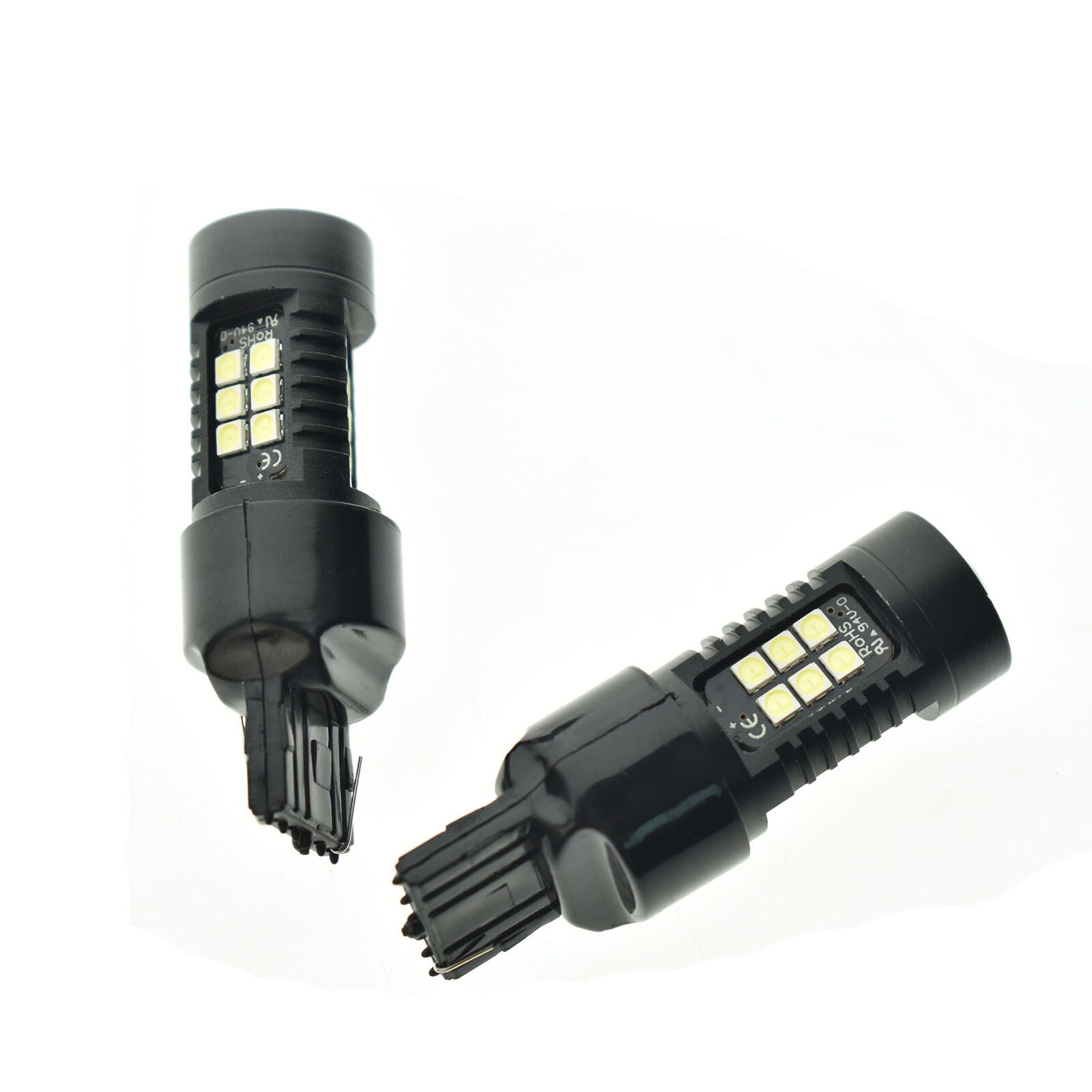 2X 7440 Car Strobe Blinking Flashing Backup LED Reverse Light Bulb New