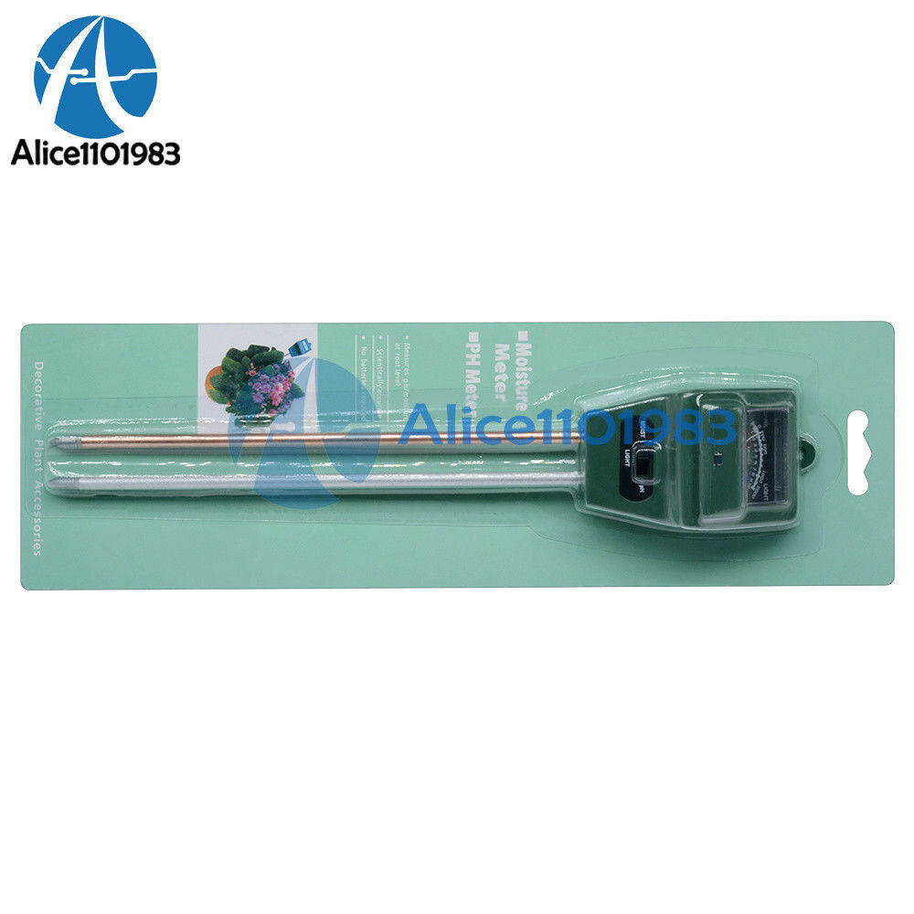 Garden Plant Flower 3 in 1 PH Tester Soil Water Moisture Light Test sensor Meter