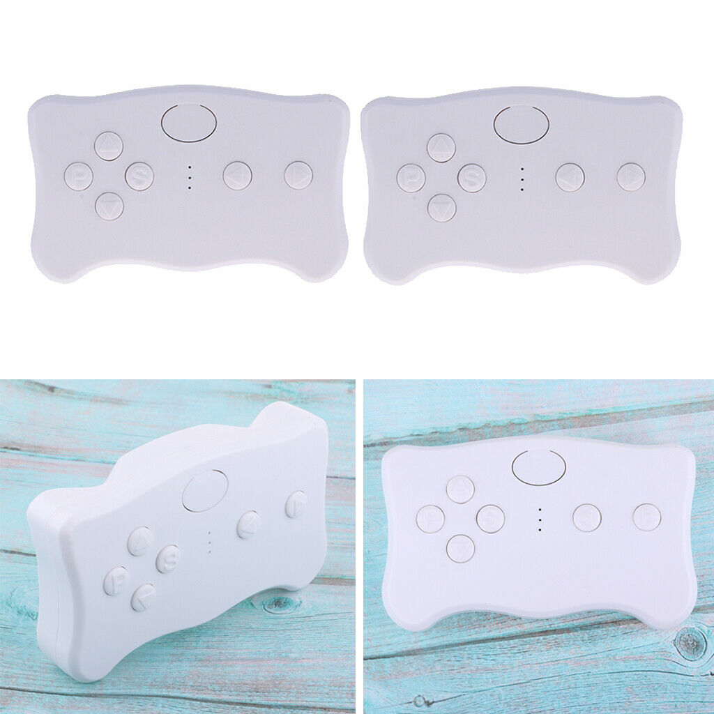 2Pieces 2.4G Remote Controller Control Box Cars Accs Replacement Parts White