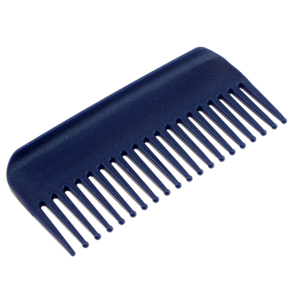 Salon Hair Care Detangling Hair Comb Hairbrush Anti Static Wide Tooth Blue