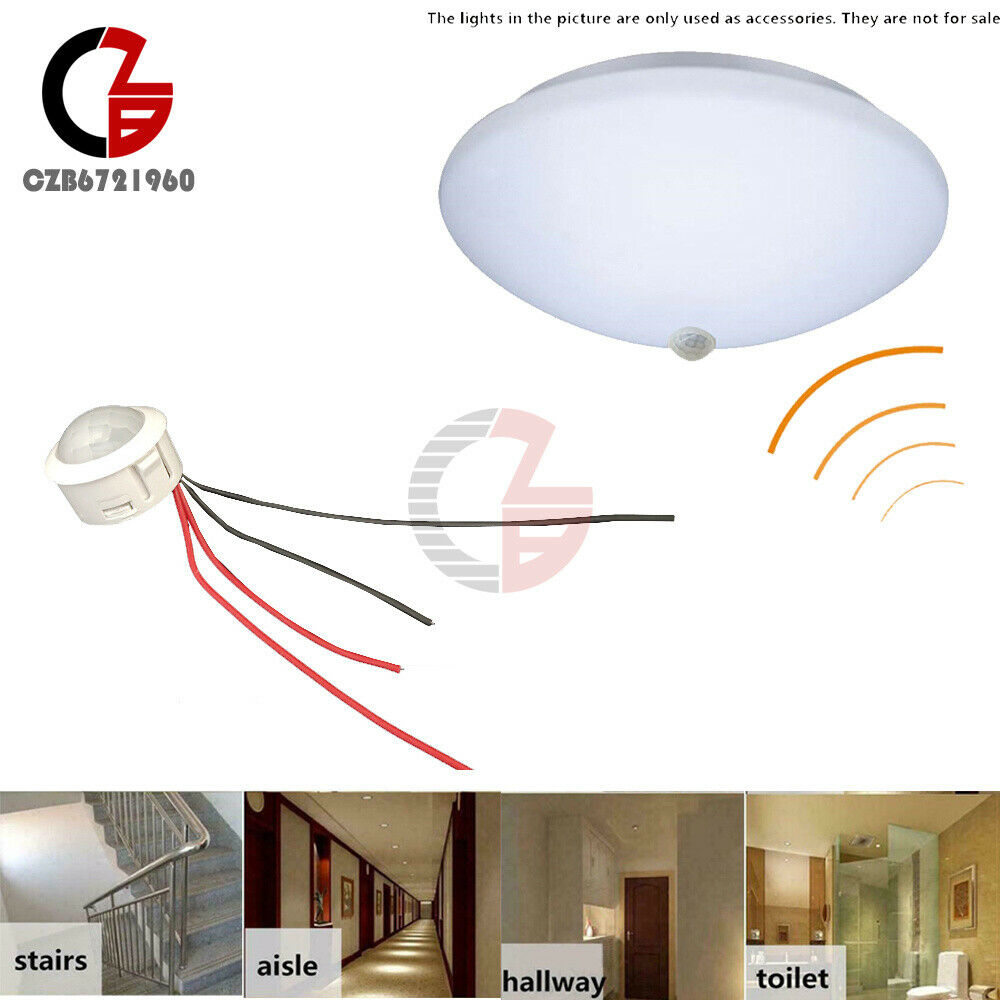 DC 9V-60V PIR Infrared Body Motion Sensor Detector Control Switch Light Slamp