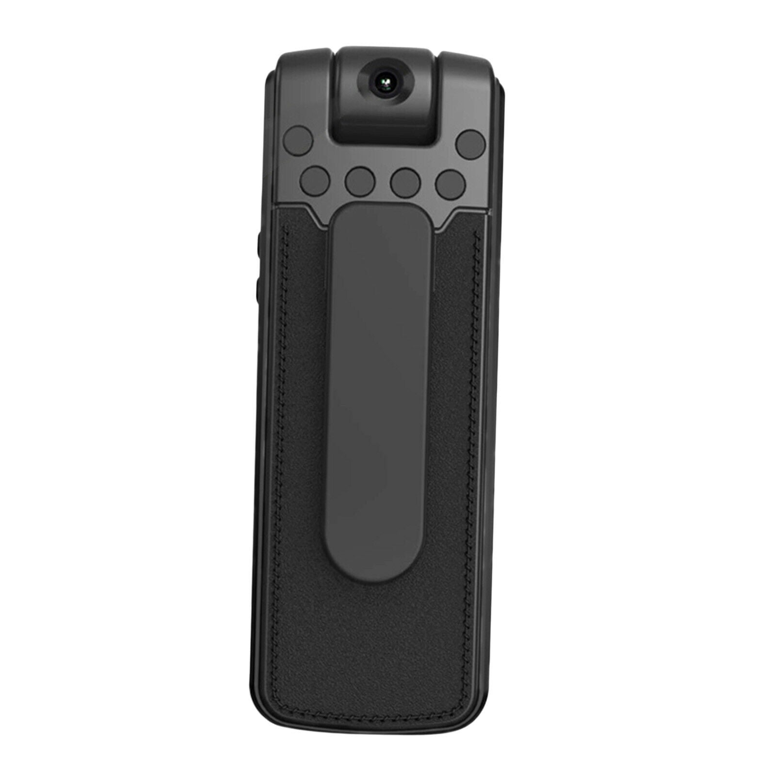 Body Camera Wearable Hidden Camcorder 180-Degree Voice Recording & Back Clip