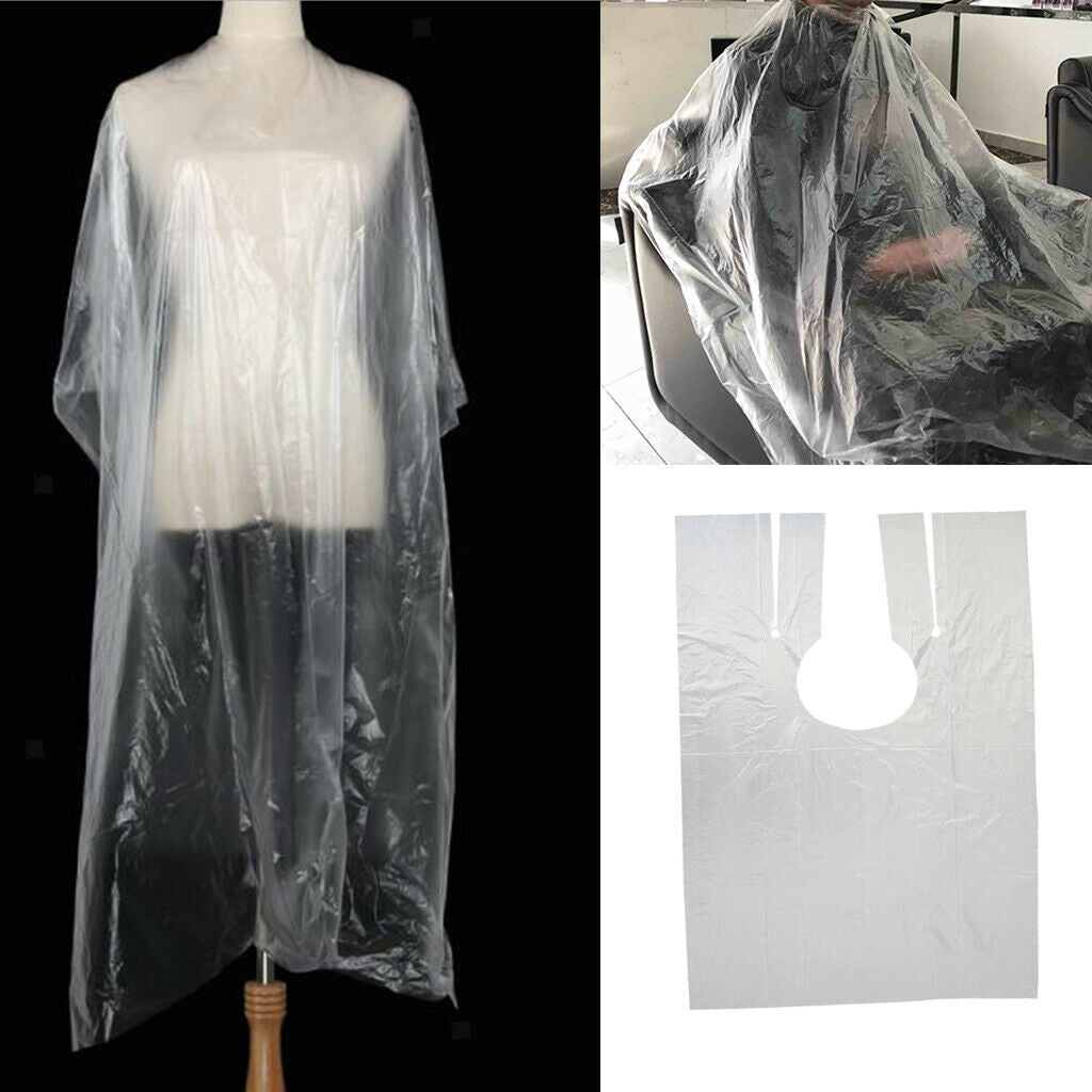 160x Large Disposable Hair Cutting Cape Gown Unisex Barber Capes Cloth