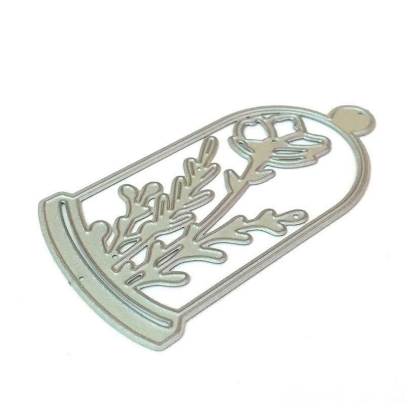 Bottle Flowers Metal Cutting Dies Stencil DIY Scrapbooking Album Paper Card Mold