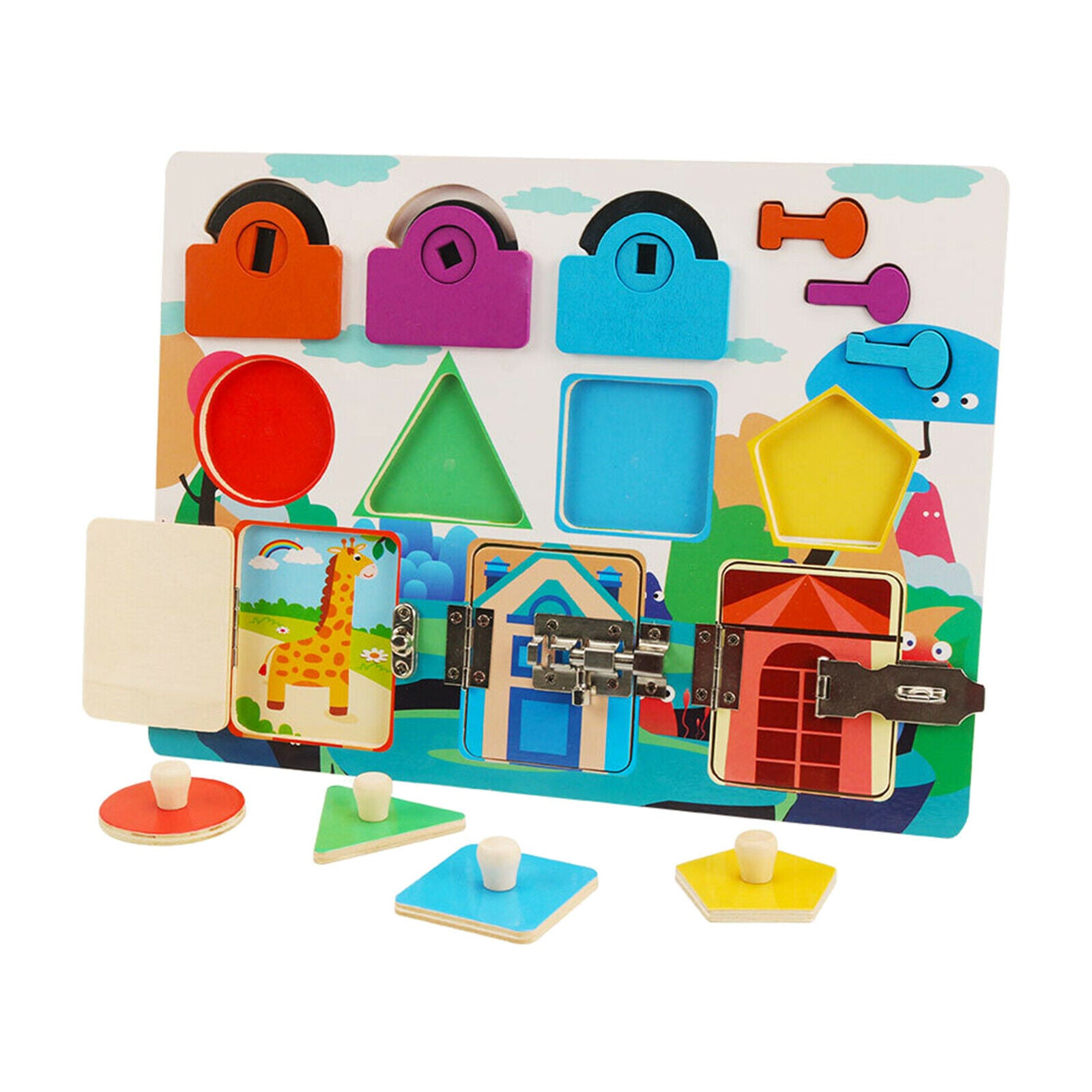 Busy Board Education Unlock Toys Learning Activities Gifts Boys & Girls