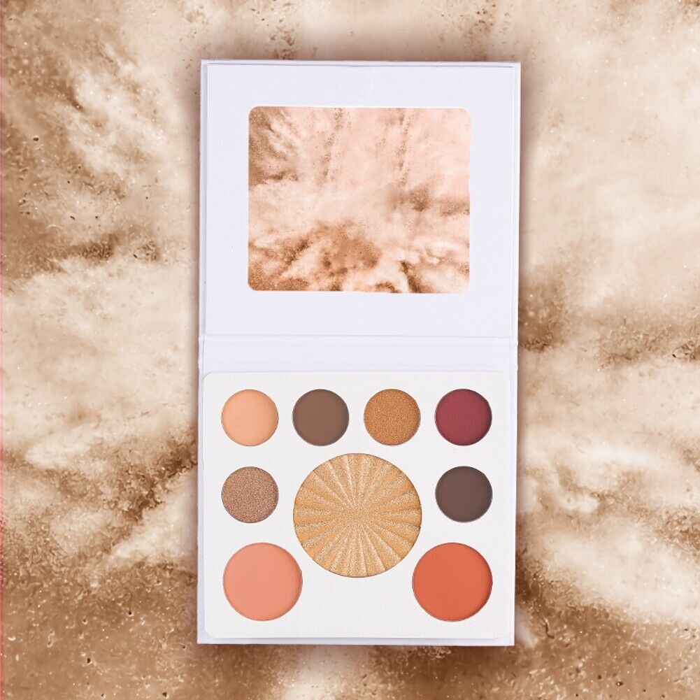 9 Color Eye-shadow Daily Makeup Fine Shimmering Earth Color Eye-shadow Palette