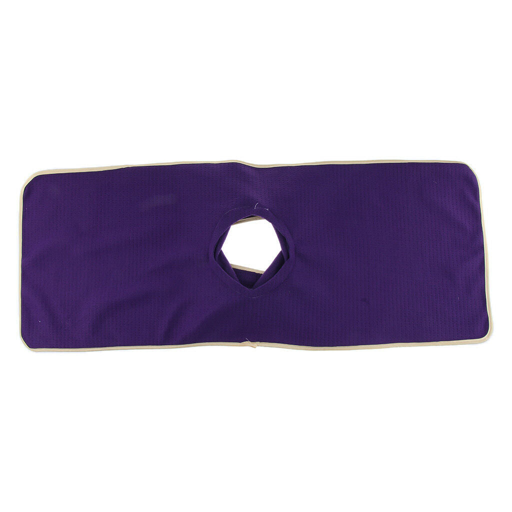 Zip Closure Massage Face Cradle Pillow w/ Reusable Bed Pad Sheet Cover Kit with