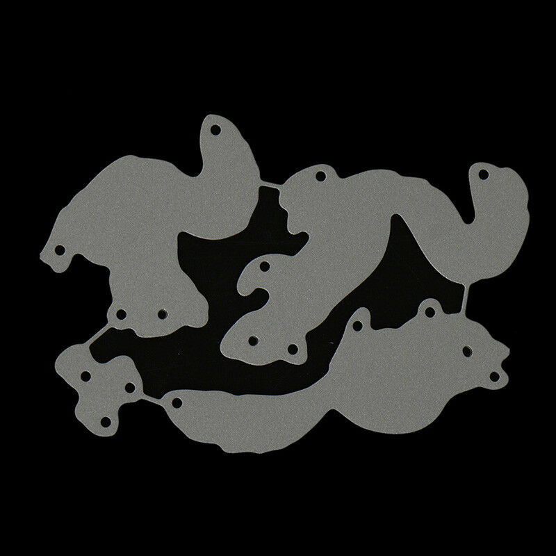 Christmas Squirrel nuts Set Cutting Dies For Scrapbooking Card Craft Deco.l8