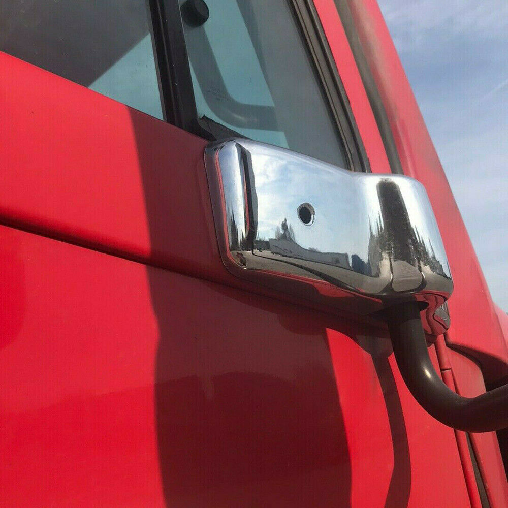 Chrome Door Mirror Brackets Left Right For Freightliner Century Columbia New 2PC