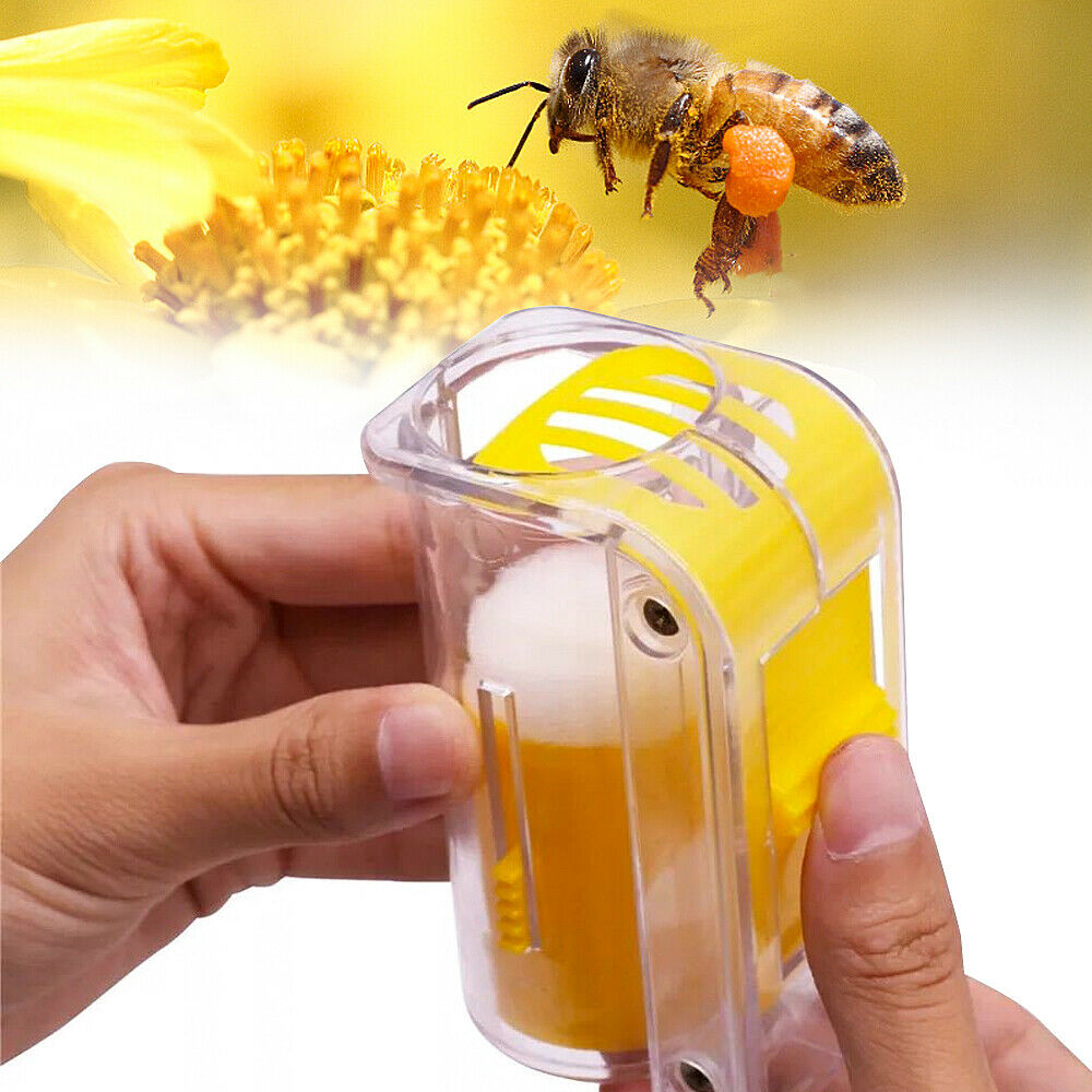 Bee Queen Marker Bottle Cage Plastic Handed Marking Catcher Beekeeping Tool