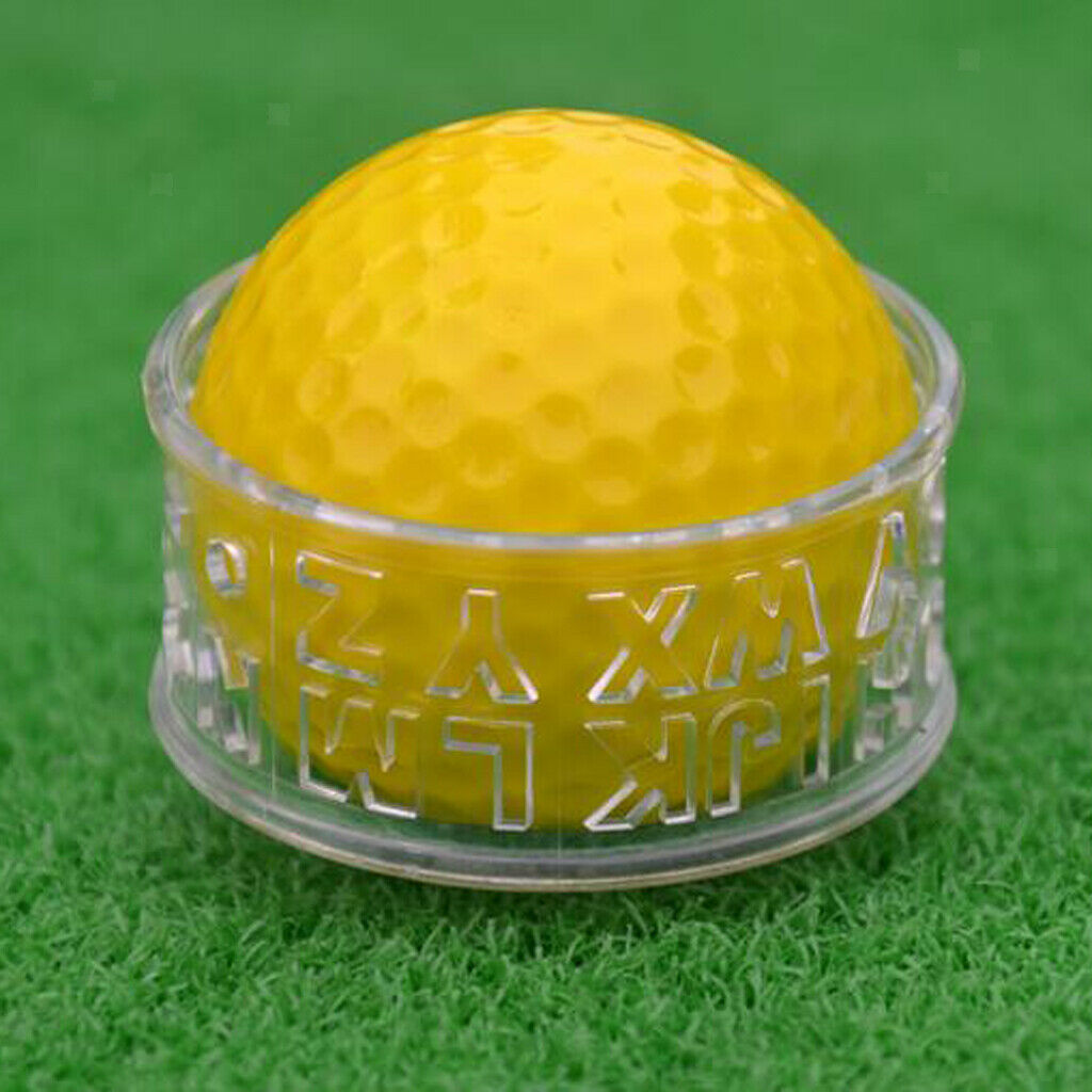 Golf Ball Letters Alphabet Marker Sport Transparent Accessory