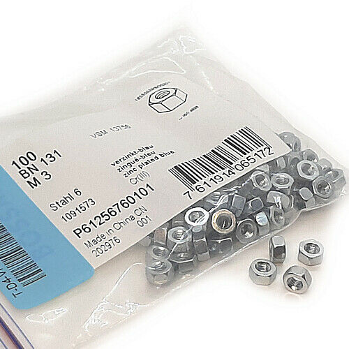 [480pcs] 1091573 NUT M3/BN131 ISO4033 NUT