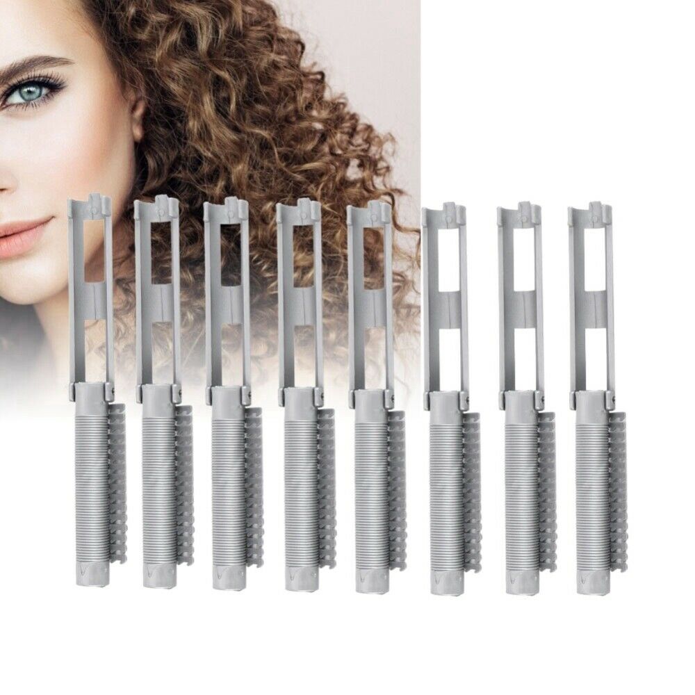 25 Pcs Spiral Hair Perm Rod Hairdressing Rollers Curlers Wavy Hair Maker Salon
