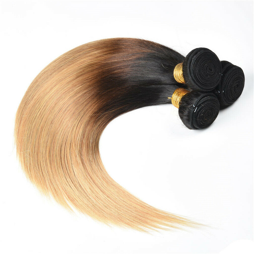 1 Piece 12'' Inches Human Hair Extension Bundle, 100%  Human Straight Hair ,