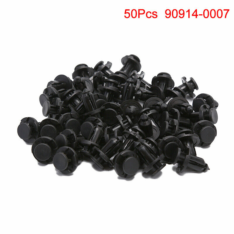 50Pcs Bumper Cover Fender Grille Clip Retainer For Subaru Impreza 90914-000_DD