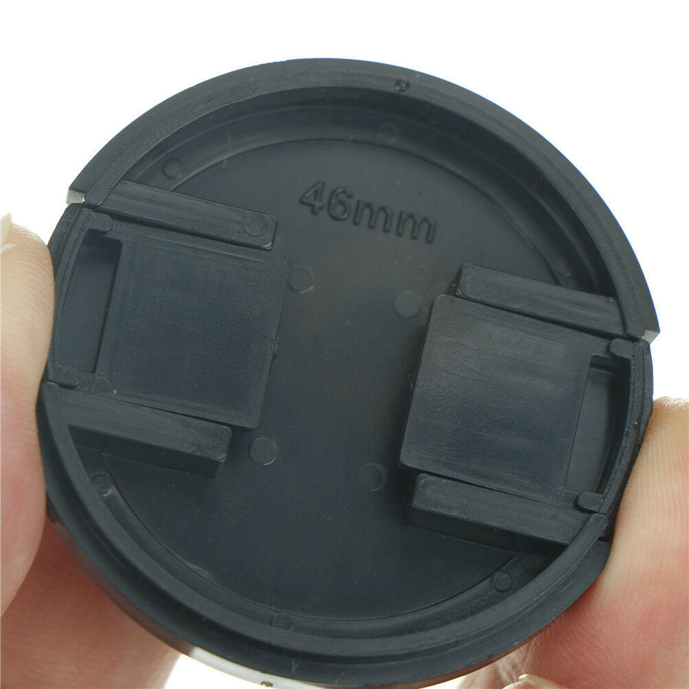 2Pcs 46mm Plastic Snap On Front Lens Cap Cover For SLR DSLR Camera DV Sony J Kt