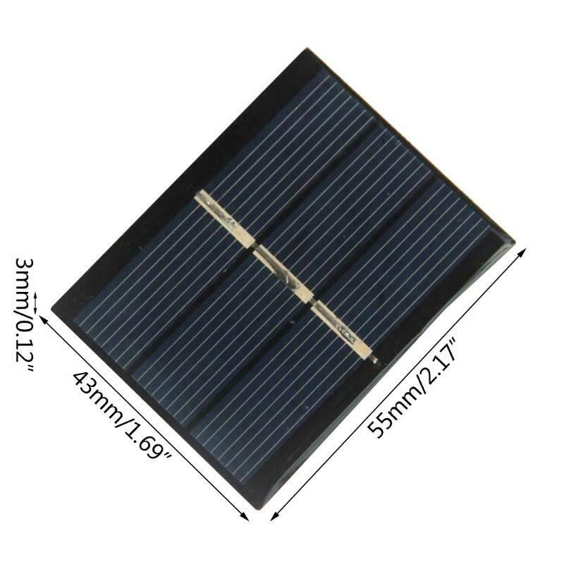 0.4W Portable Solar Panel Panel Outdoor Fexible Charger Household Solar Power