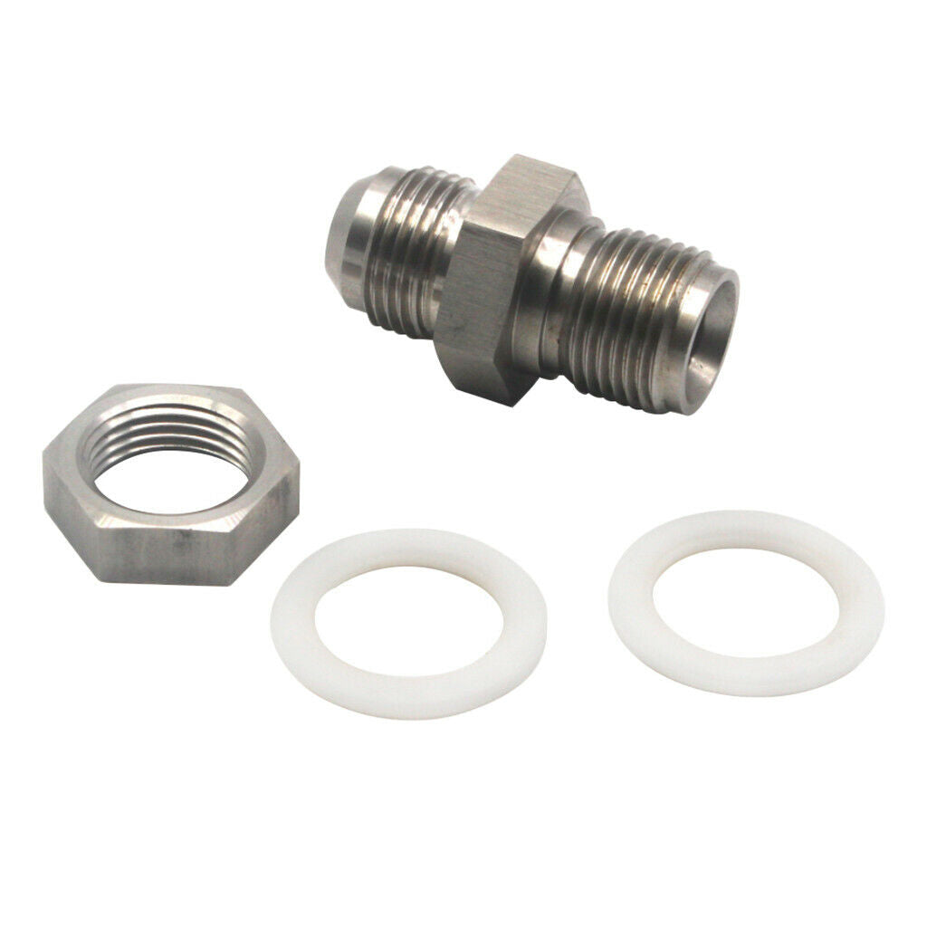 Universal Oil Pan Oil Sump Return Drain Plug Adapter Weldable Fitting 10AN