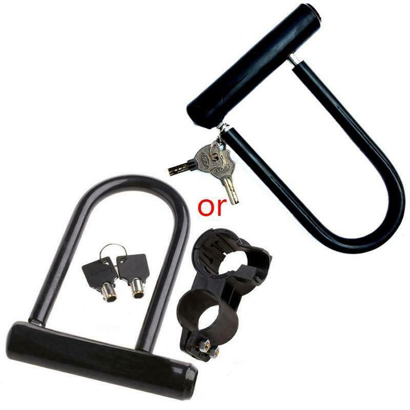 Bike Bicycle Motorcycle Cycling Scooter Security Steel Chain U Lock Shackle New