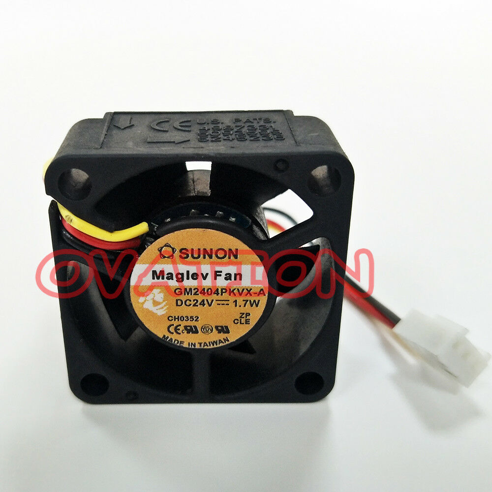 For 1pc Sunon 4020 GM2404PKVX-A 24V fan 24V 1.7W 3pin