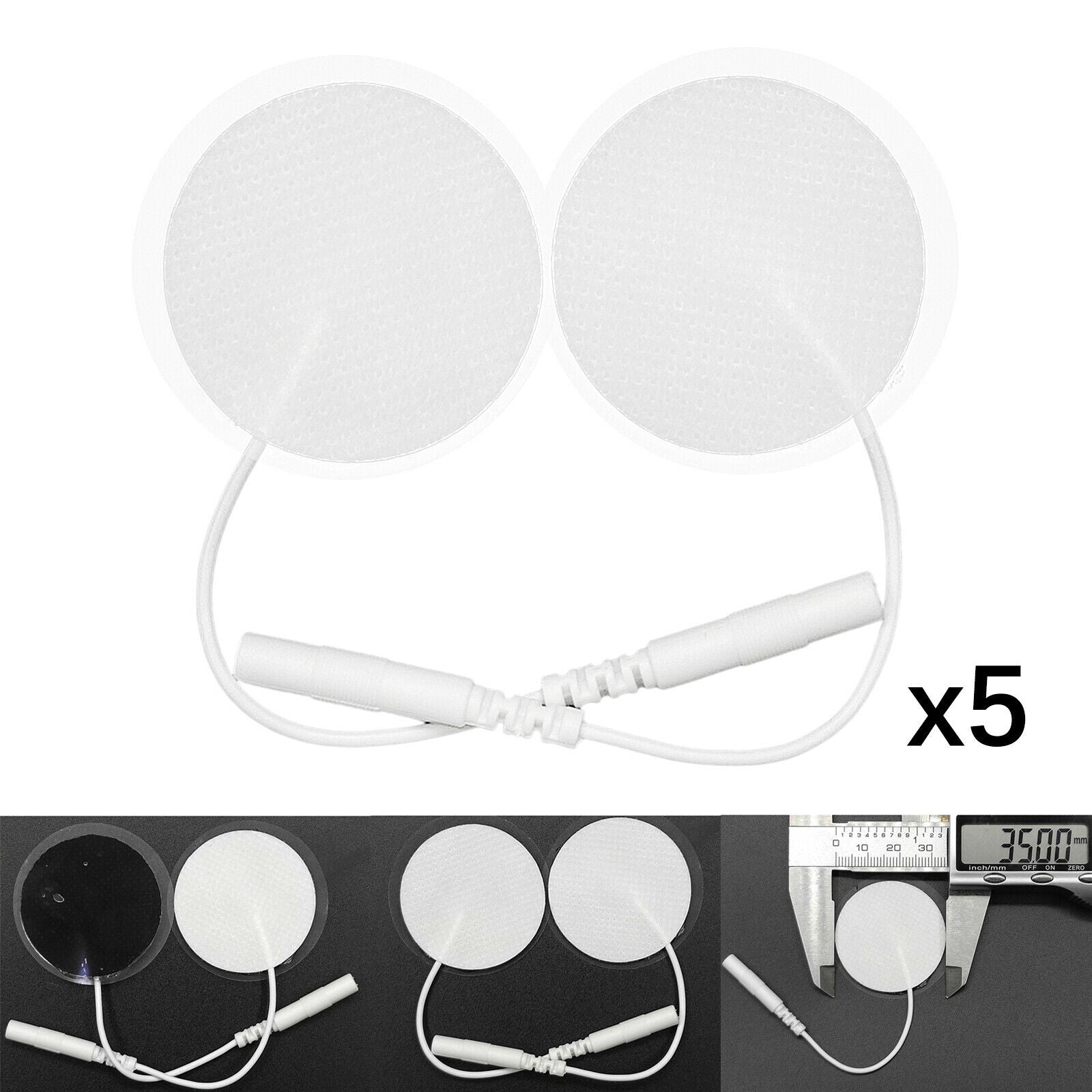 10x  Pads Self Adhesive For Acupuncture Therapy Tens Massagers Unit