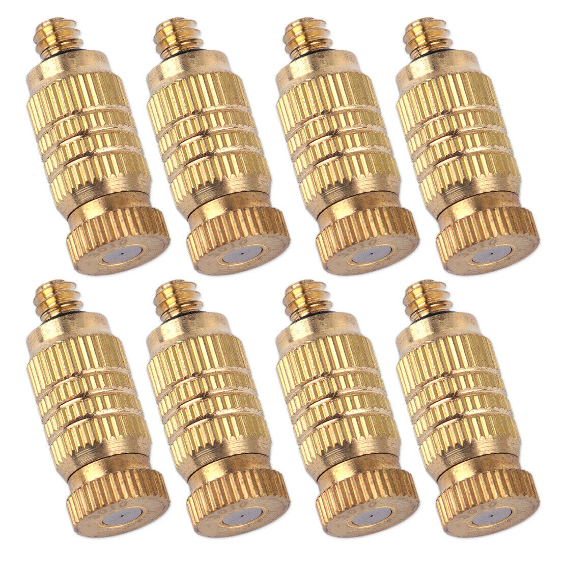 10x 0.3mm Brass Threaded Misting Nozzle Fogging Spray Head Watering Sprinkler An