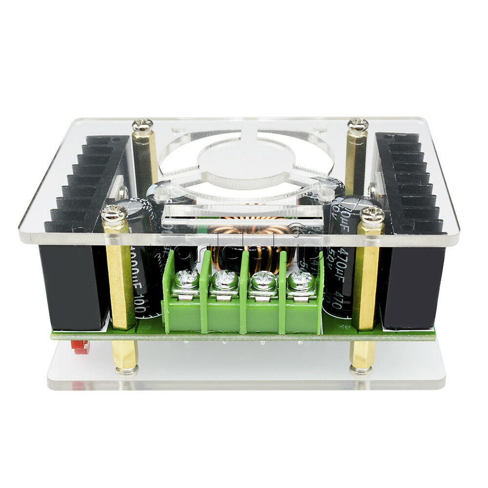 10A DC-DC 10-32V Step Down to 10-60v Boost Power Supply + LCD volt Ammeter