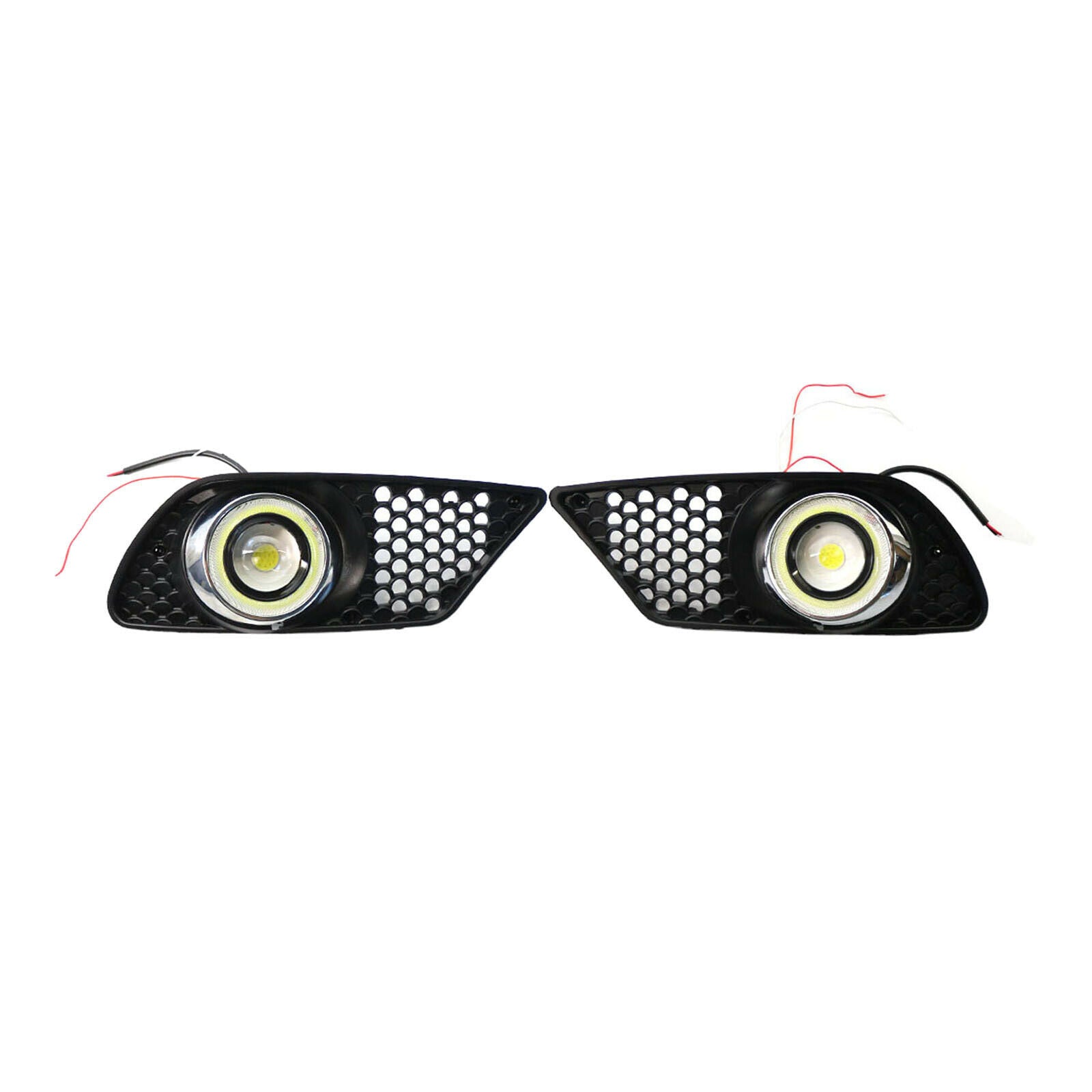 2x Right and Left Fog Light Grille Compatible for  2008-2010