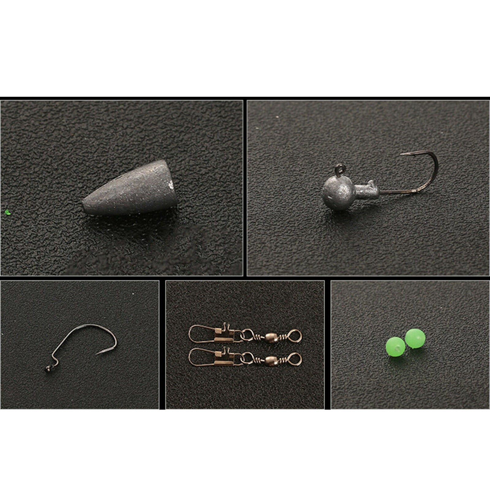 59 PCS Fishing Lures Mixed Including Hooks, Crankbaits, Spinnerbaits, Plastic