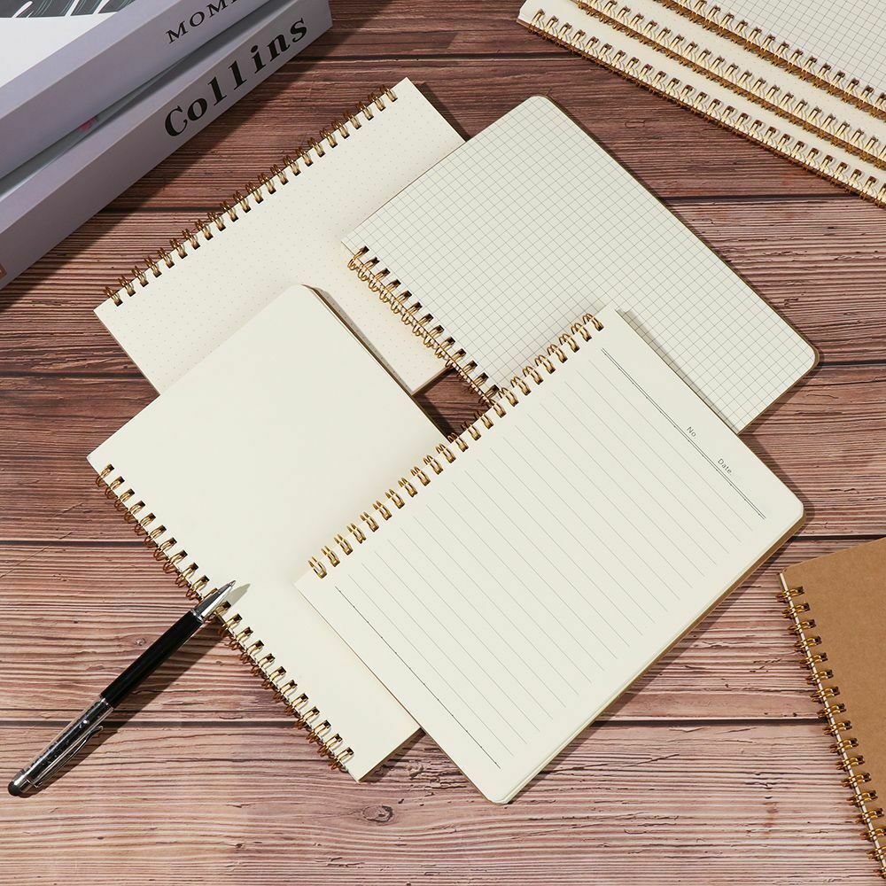 Notepad Retro Car Line Kraft Paper Notebook Coil Notebooks 16K Workbooks B5