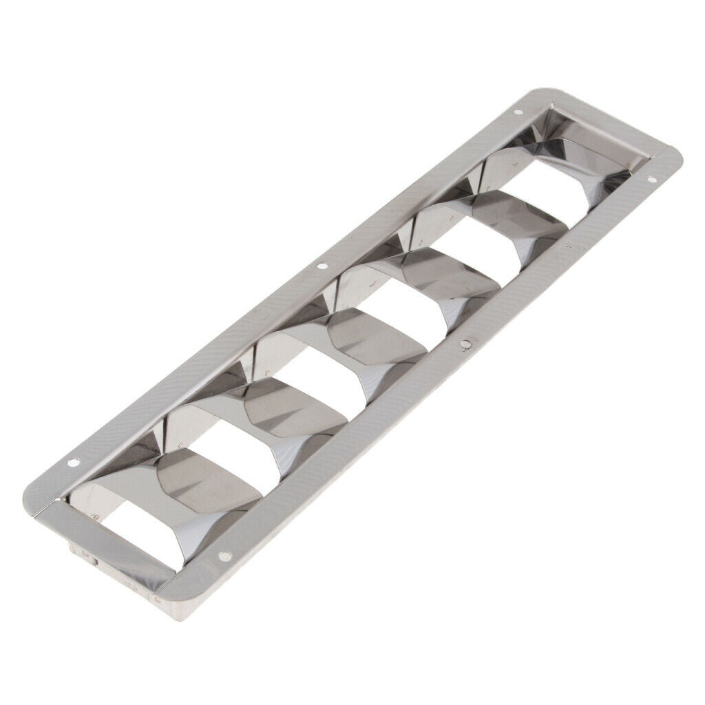Stainless Steel Louver Vent 6 Slots Ventilation - Marine/Yacht/Boat Hardware